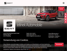 Tablet Screenshot of jelinek-automobile.de